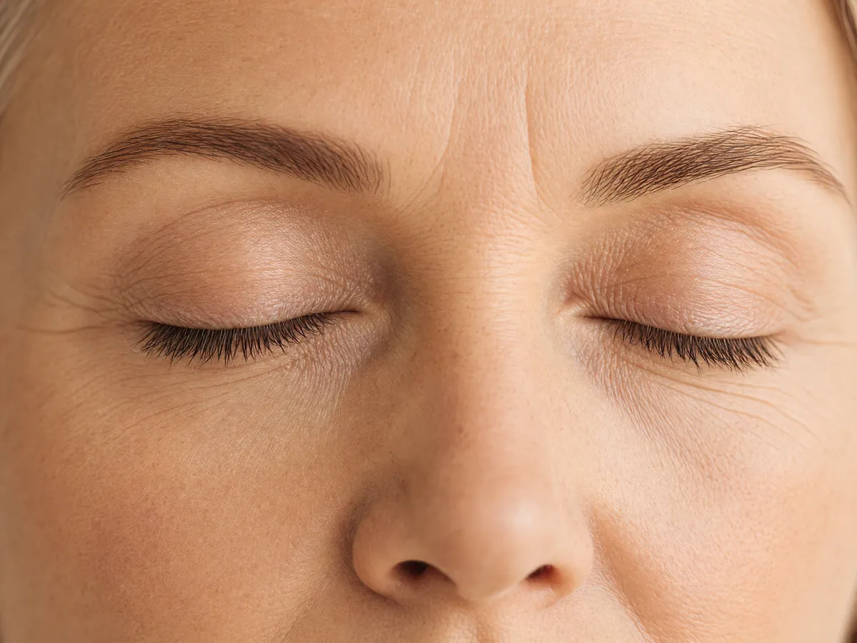 Fine lines around the eyes
