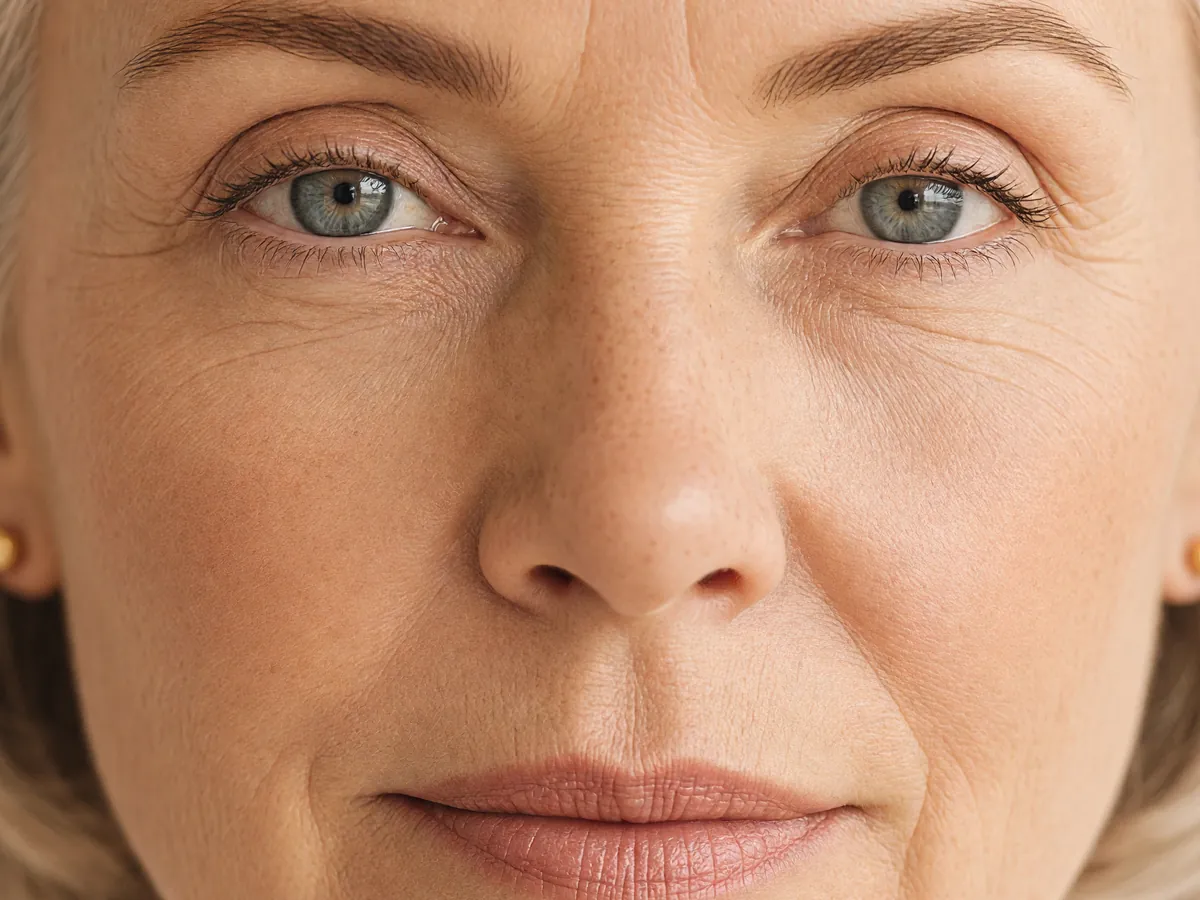 Freckles and light pigment on the face